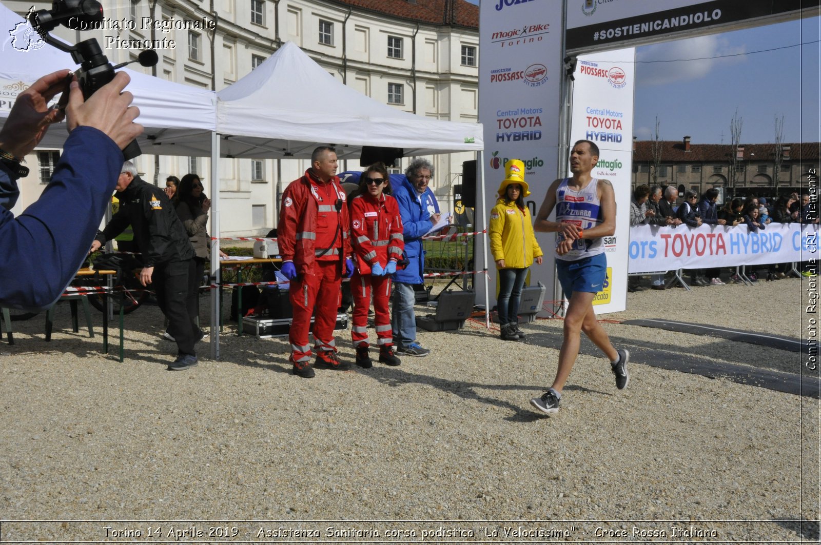 Torino 14 Aprile 2019 - Assistenza Sanitaria corsa podistica "La Velocissima" - Croce Rossa Italiana - Comitato Regionale del Piemonte