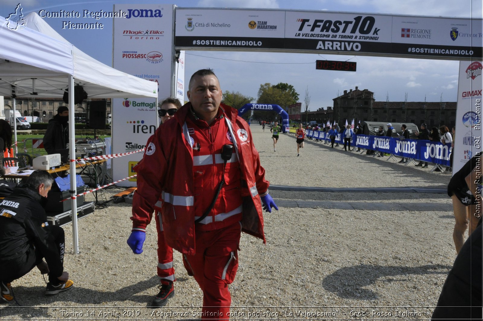 Torino 14 Aprile 2019 - Assistenza Sanitaria corsa podistica "La Velocissima" - Croce Rossa Italiana - Comitato Regionale del Piemonte