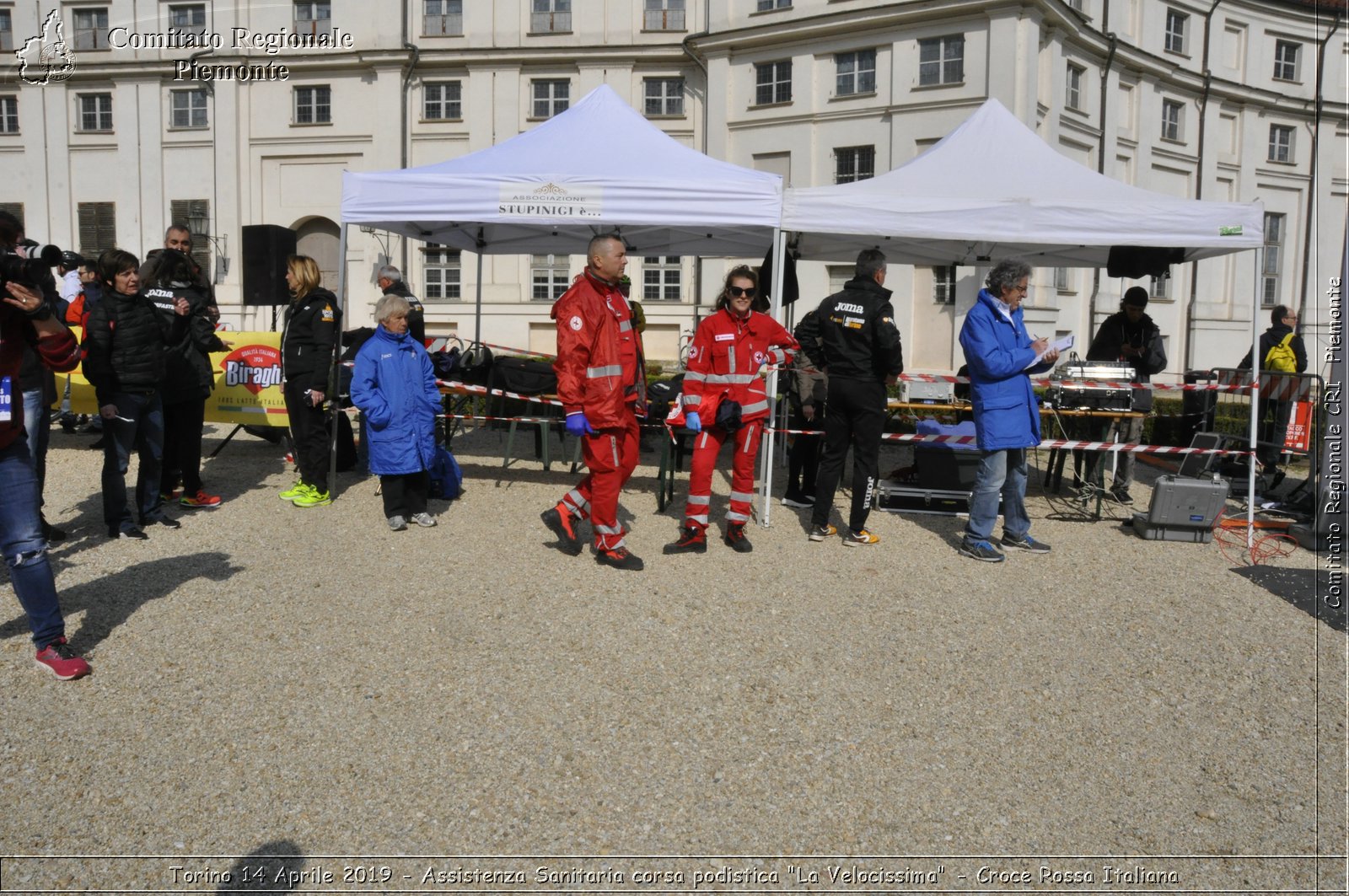 Torino 14 Aprile 2019 - Assistenza Sanitaria corsa podistica "La Velocissima" - Croce Rossa Italiana - Comitato Regionale del Piemonte