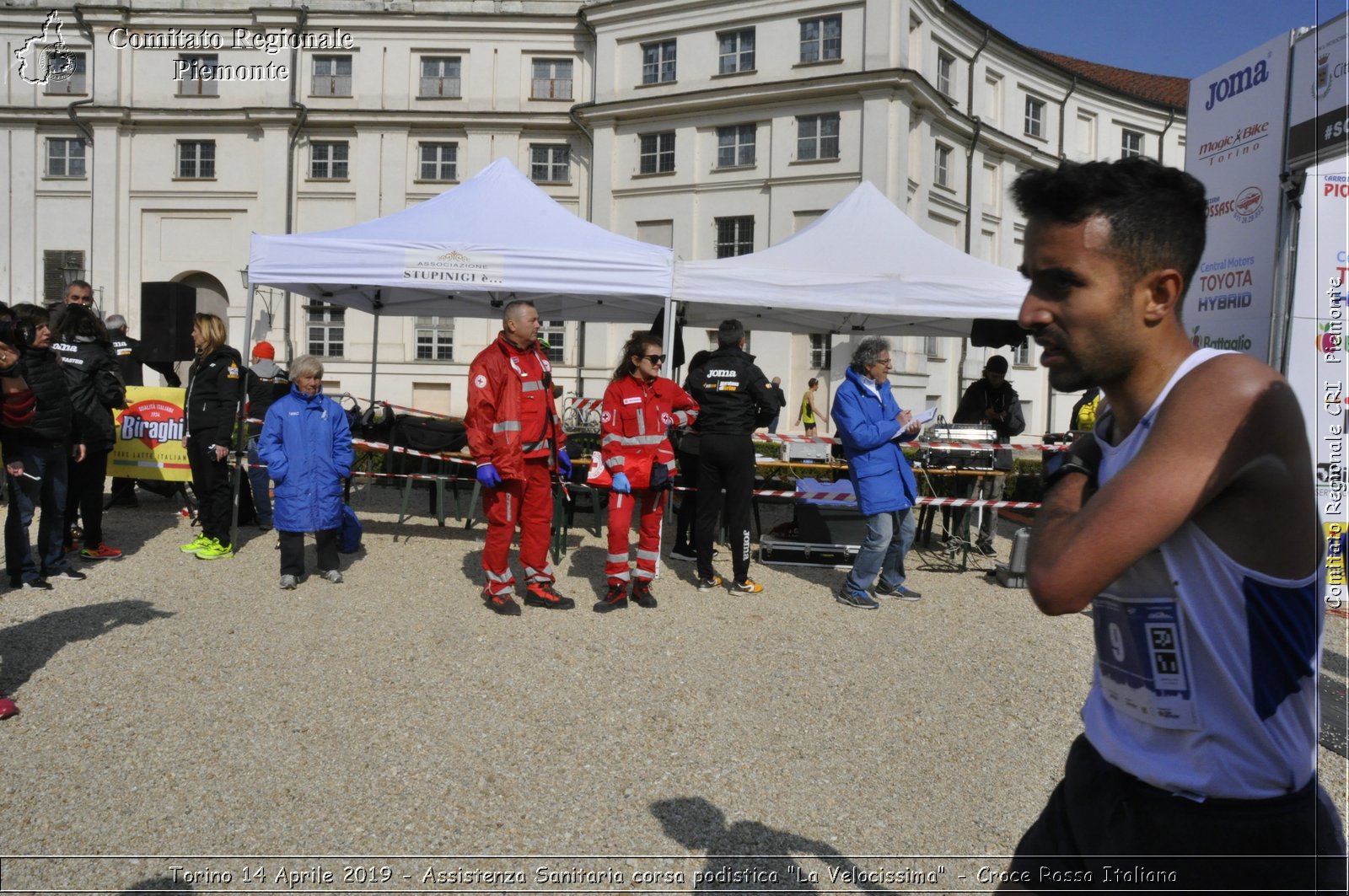 Torino 14 Aprile 2019 - Assistenza Sanitaria corsa podistica "La Velocissima" - Croce Rossa Italiana - Comitato Regionale del Piemonte