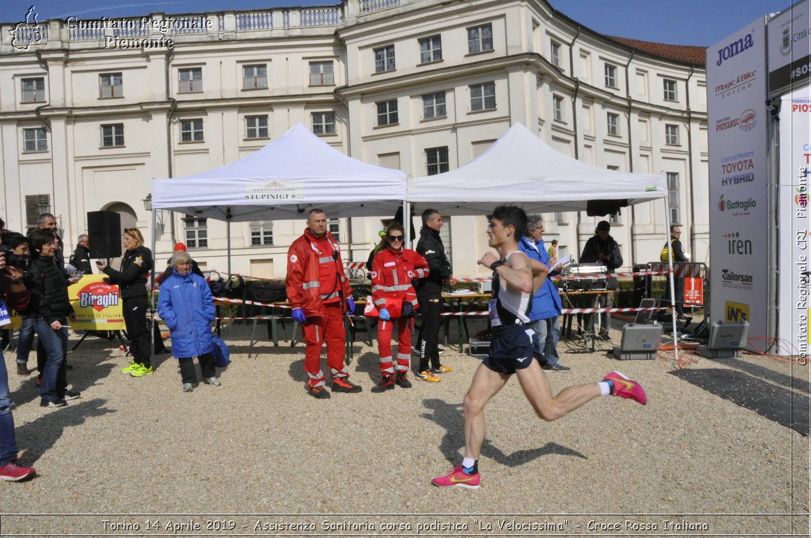 Torino 14 Aprile 2019 - Assistenza Sanitaria corsa podistica "La Velocissima" - Croce Rossa Italiana - Comitato Regionale del Piemonte