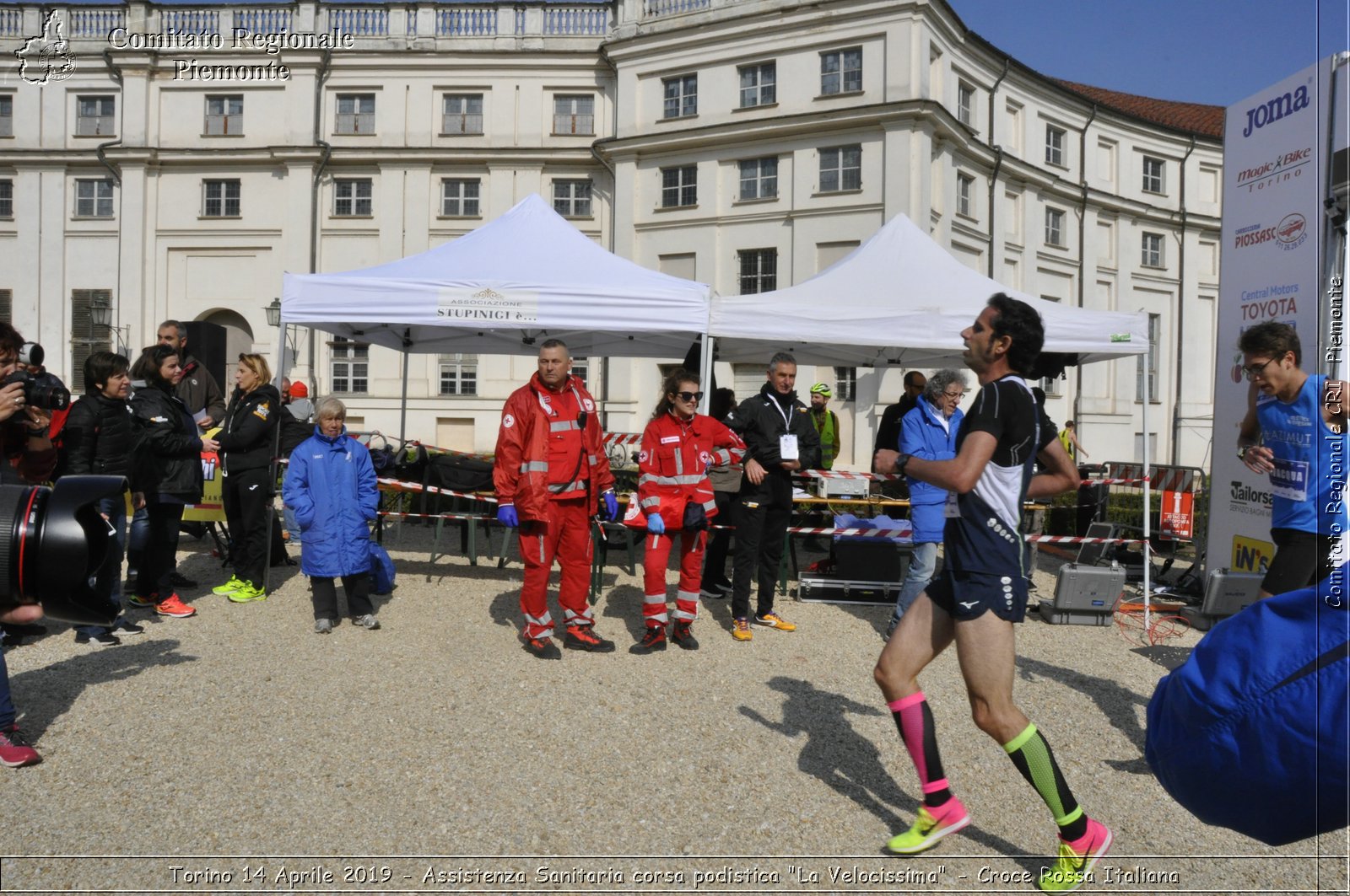 Torino 14 Aprile 2019 - Assistenza Sanitaria corsa podistica "La Velocissima" - Croce Rossa Italiana - Comitato Regionale del Piemonte