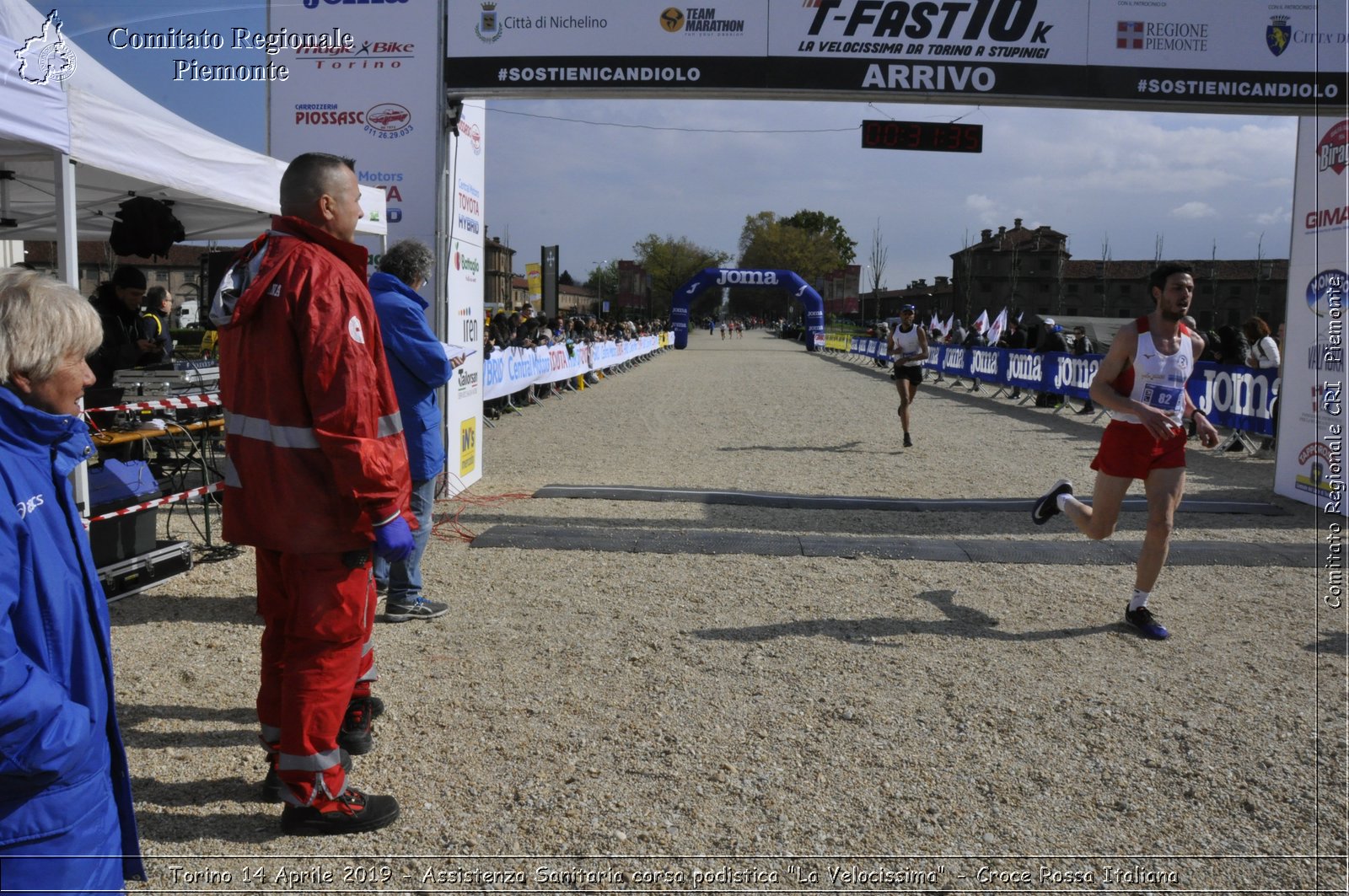 Torino 14 Aprile 2019 - Assistenza Sanitaria corsa podistica "La Velocissima" - Croce Rossa Italiana - Comitato Regionale del Piemonte