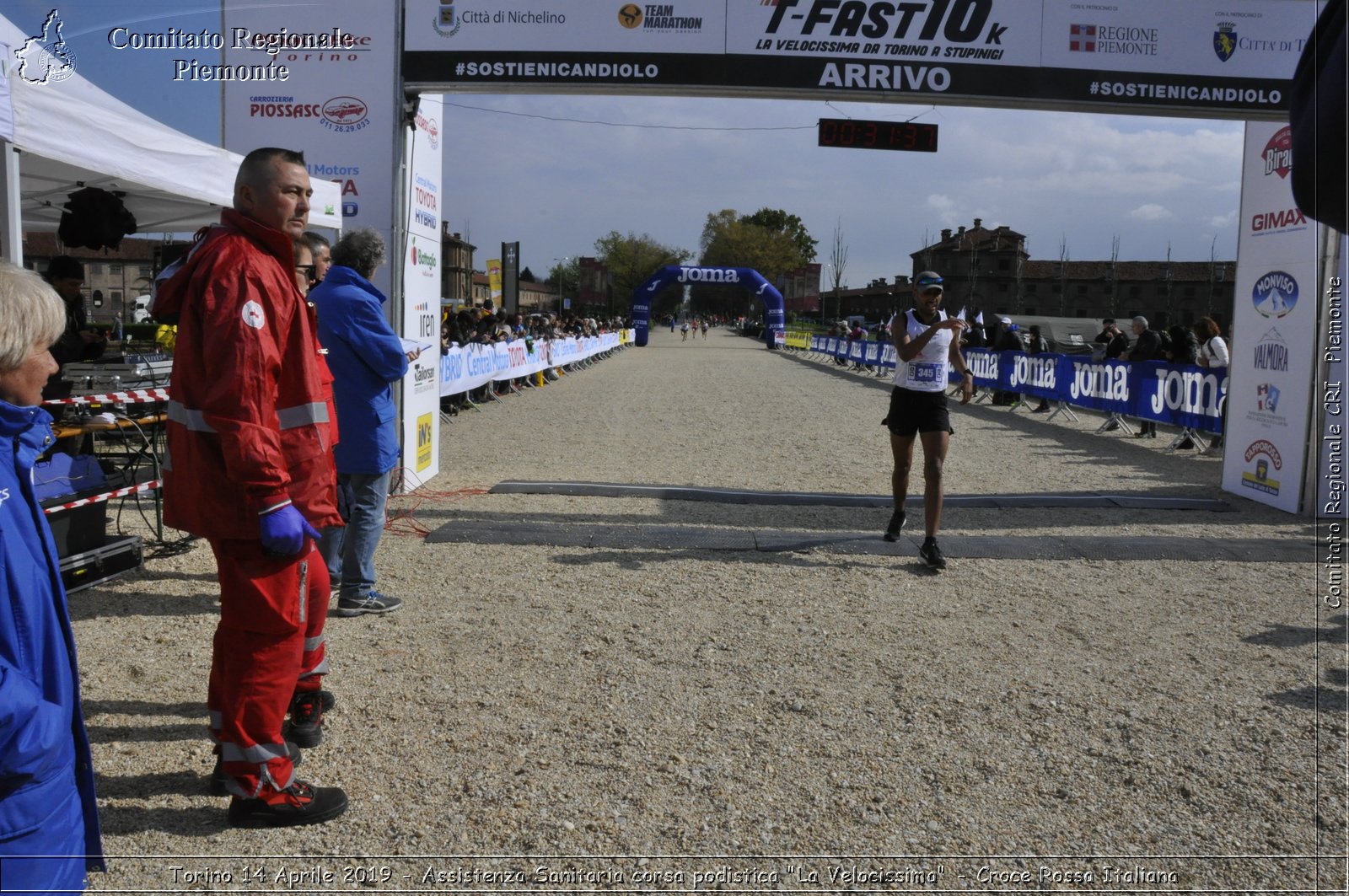 Torino 14 Aprile 2019 - Assistenza Sanitaria corsa podistica "La Velocissima" - Croce Rossa Italiana - Comitato Regionale del Piemonte