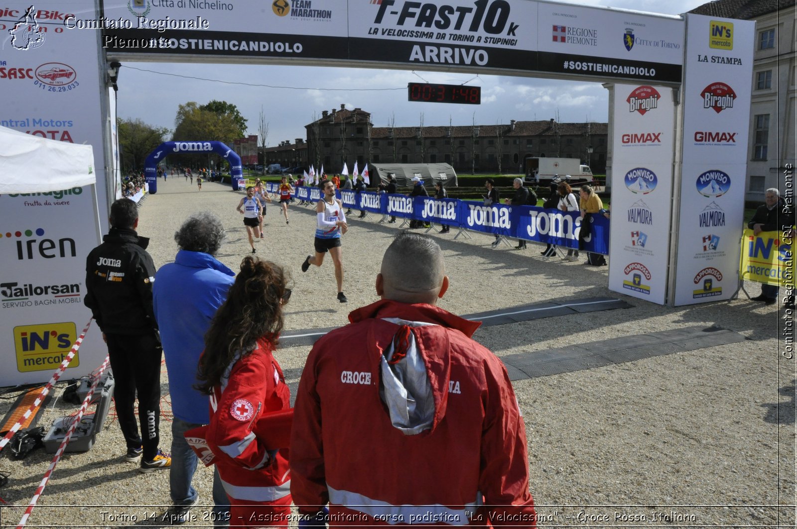 Torino 14 Aprile 2019 - Assistenza Sanitaria corsa podistica "La Velocissima" - Croce Rossa Italiana - Comitato Regionale del Piemonte