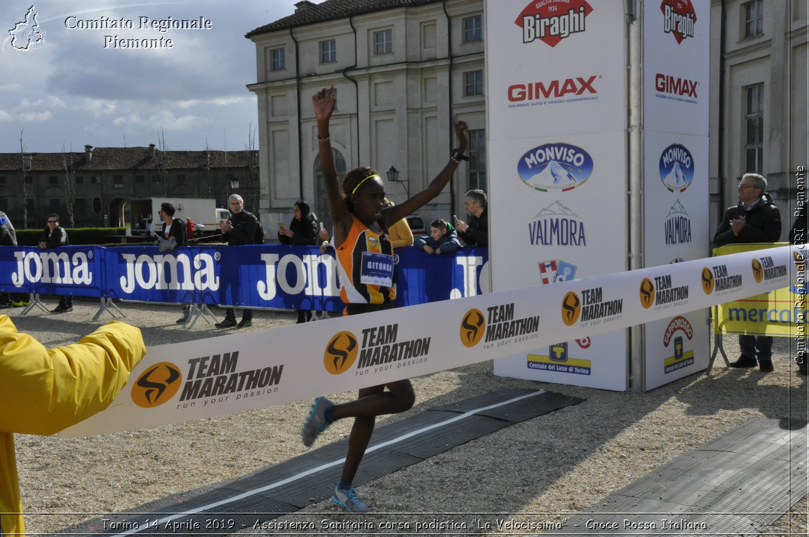 Torino 14 Aprile 2019 - Assistenza Sanitaria corsa podistica "La Velocissima" - Croce Rossa Italiana - Comitato Regionale del Piemonte