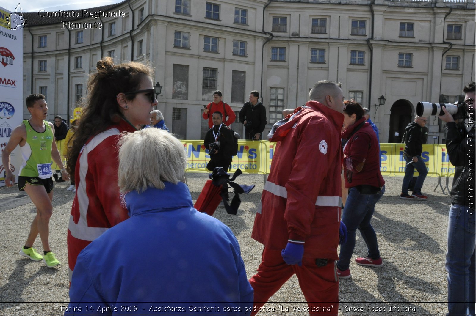 Torino 14 Aprile 2019 - Assistenza Sanitaria corsa podistica "La Velocissima" - Croce Rossa Italiana - Comitato Regionale del Piemonte