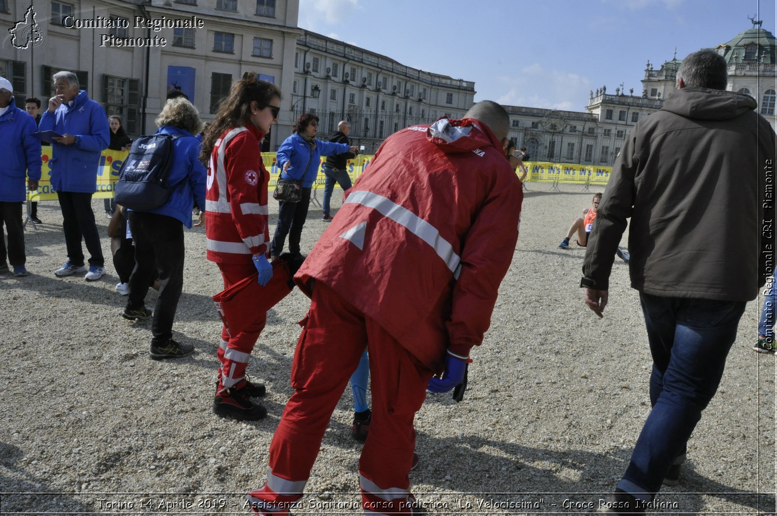 Torino 14 Aprile 2019 - Assistenza Sanitaria corsa podistica "La Velocissima" - Croce Rossa Italiana - Comitato Regionale del Piemonte