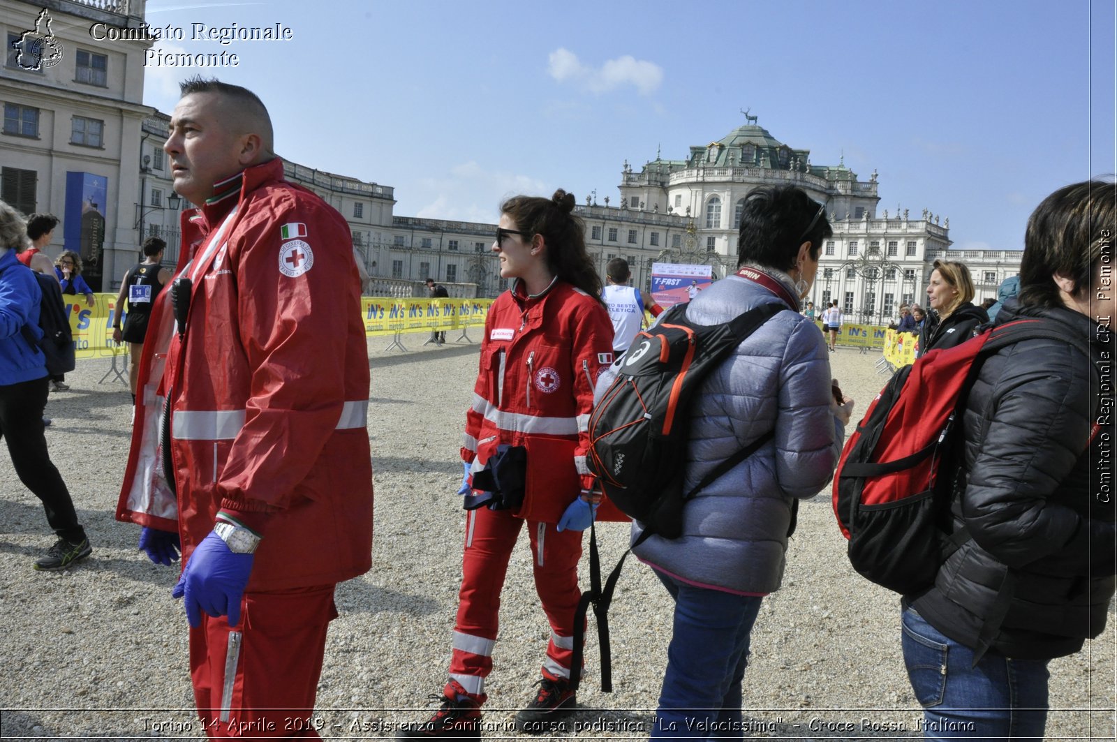 Torino 14 Aprile 2019 - Assistenza Sanitaria corsa podistica "La Velocissima" - Croce Rossa Italiana - Comitato Regionale del Piemonte