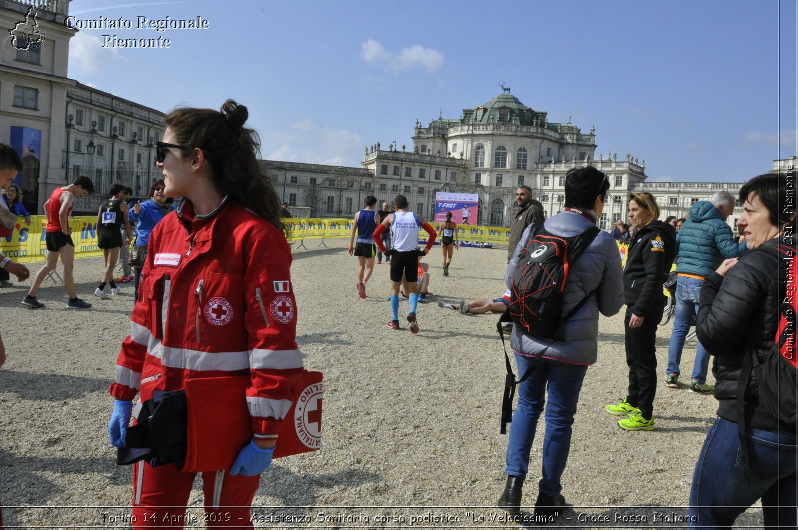 Torino 14 Aprile 2019 - Assistenza Sanitaria corsa podistica "La Velocissima" - Croce Rossa Italiana - Comitato Regionale del Piemonte