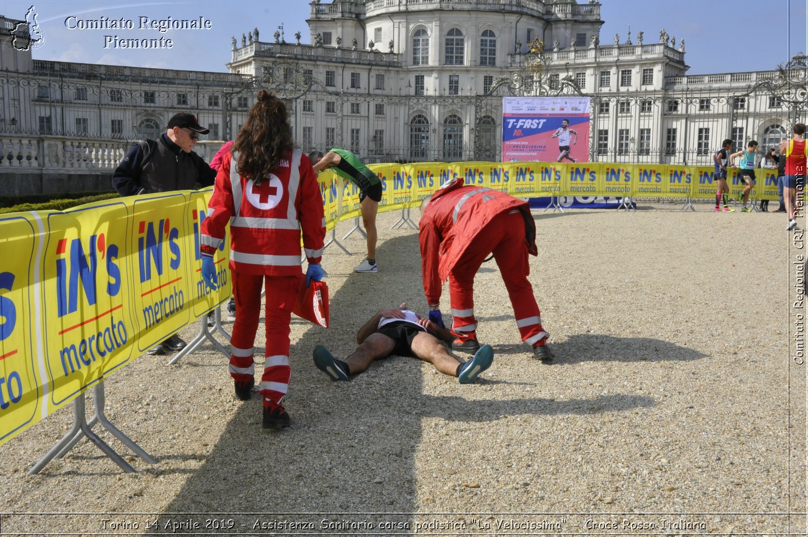 Torino 14 Aprile 2019 - Assistenza Sanitaria corsa podistica "La Velocissima" - Croce Rossa Italiana - Comitato Regionale del Piemonte