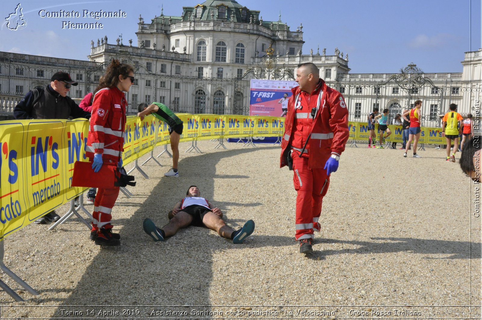 Torino 14 Aprile 2019 - Assistenza Sanitaria corsa podistica "La Velocissima" - Croce Rossa Italiana - Comitato Regionale del Piemonte