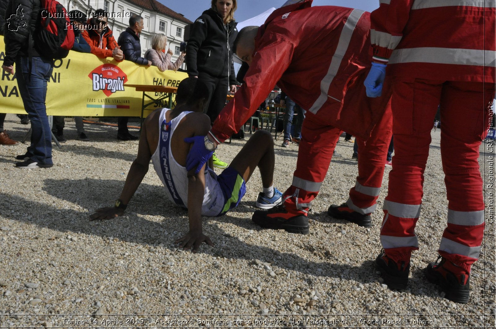 Torino 14 Aprile 2019 - Assistenza Sanitaria corsa podistica "La Velocissima" - Croce Rossa Italiana - Comitato Regionale del Piemonte