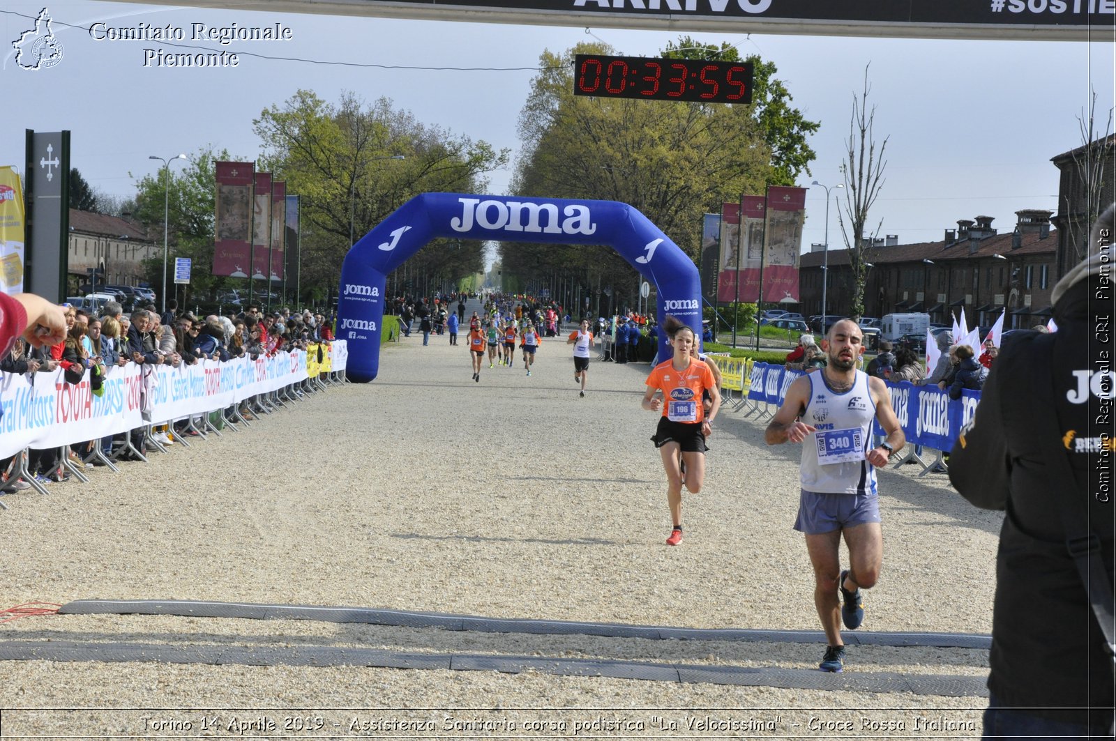 Torino 14 Aprile 2019 - Assistenza Sanitaria corsa podistica "La Velocissima" - Croce Rossa Italiana - Comitato Regionale del Piemonte