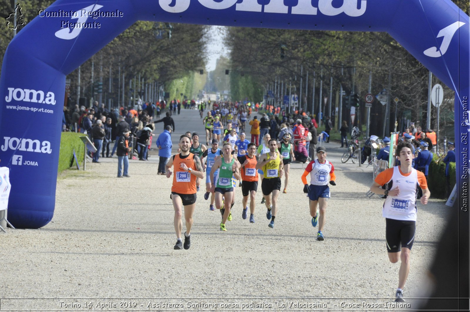 Torino 14 Aprile 2019 - Assistenza Sanitaria corsa podistica "La Velocissima" - Croce Rossa Italiana - Comitato Regionale del Piemonte