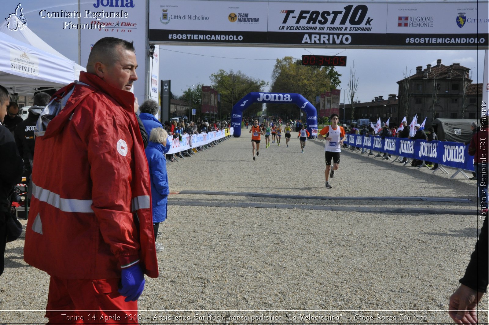 Torino 14 Aprile 2019 - Assistenza Sanitaria corsa podistica "La Velocissima" - Croce Rossa Italiana - Comitato Regionale del Piemonte