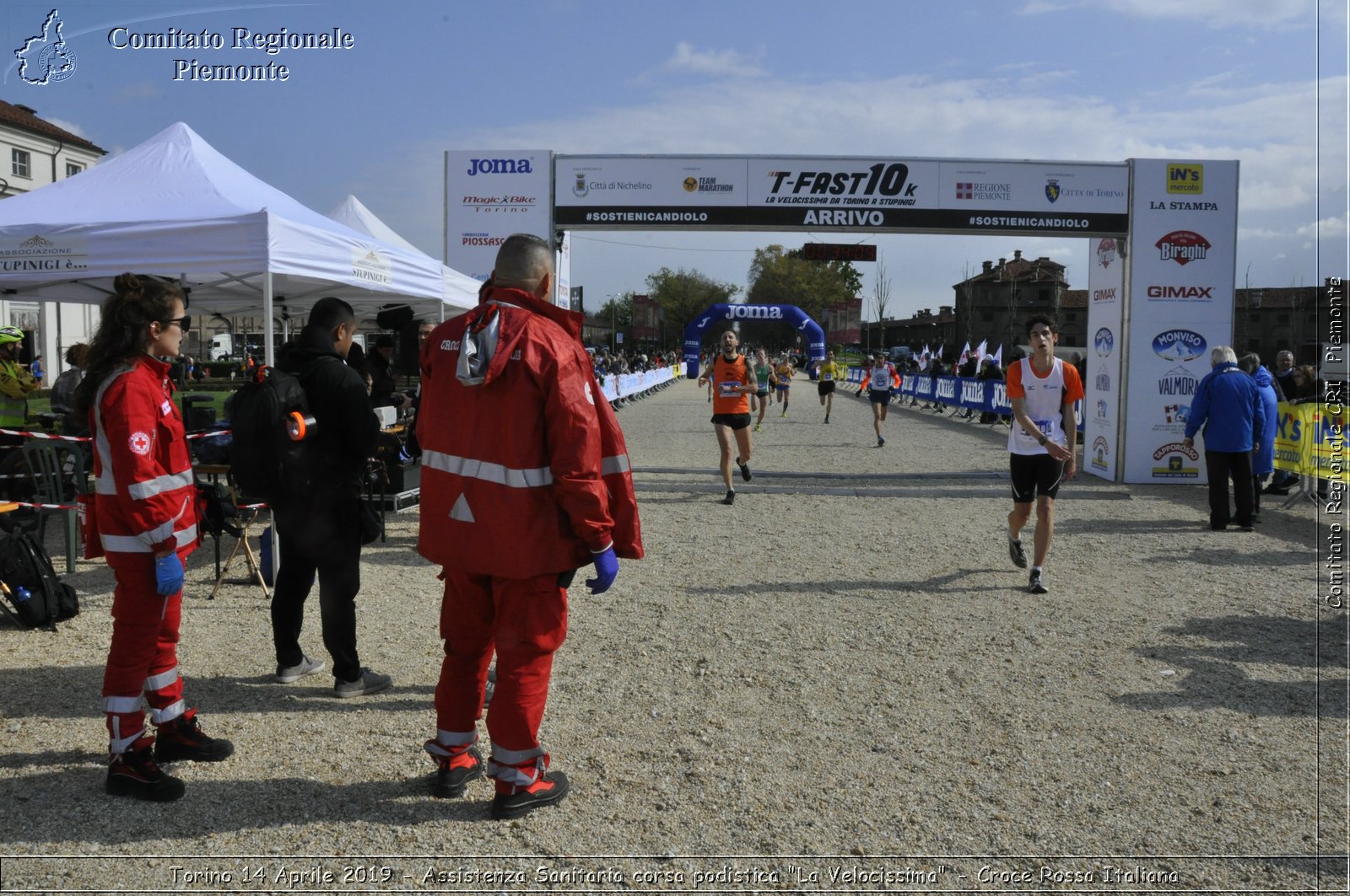 Torino 14 Aprile 2019 - Assistenza Sanitaria corsa podistica "La Velocissima" - Croce Rossa Italiana - Comitato Regionale del Piemonte