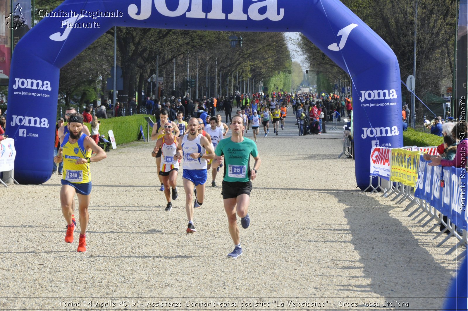 Torino 14 Aprile 2019 - Assistenza Sanitaria corsa podistica "La Velocissima" - Croce Rossa Italiana - Comitato Regionale del Piemonte