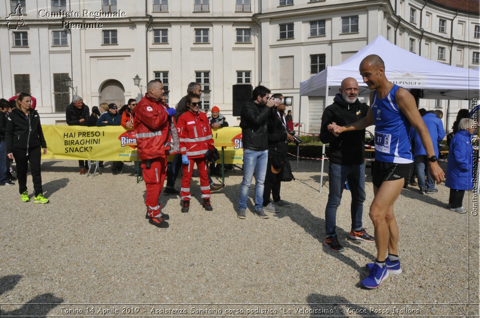 Torino 14 Aprile 2019 - Assistenza Sanitaria corsa podistica "La Velocissima" - Croce Rossa Italiana - Comitato Regionale del Piemonte