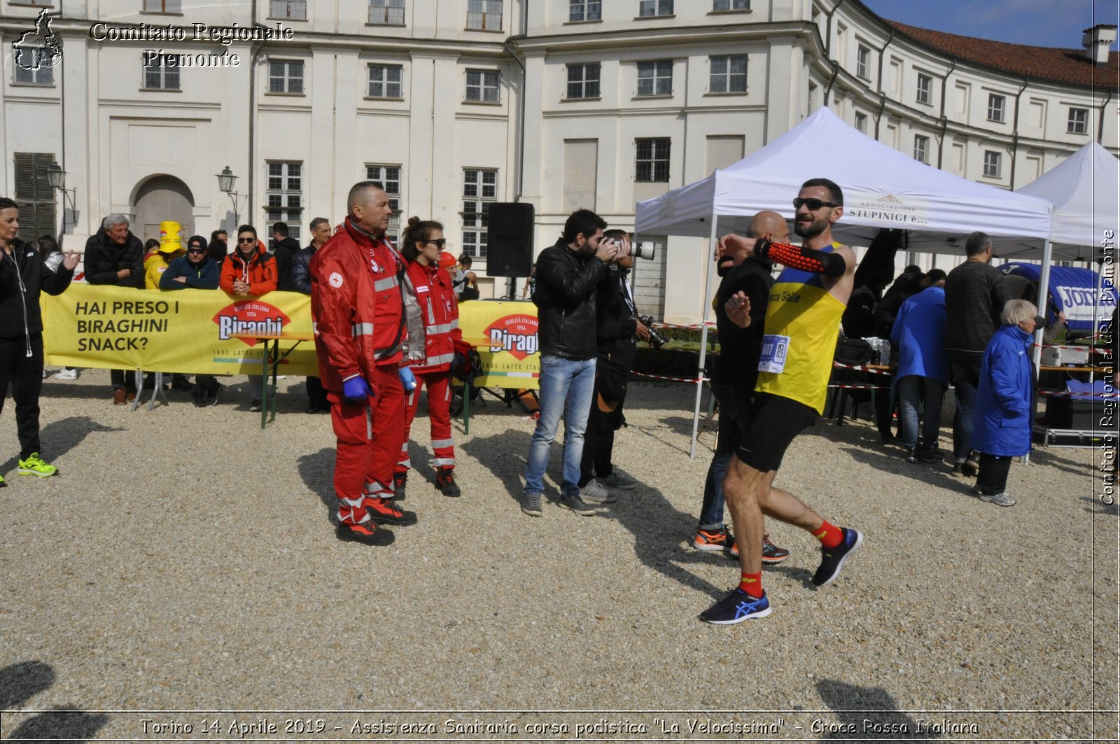 Torino 14 Aprile 2019 - Assistenza Sanitaria corsa podistica "La Velocissima" - Croce Rossa Italiana - Comitato Regionale del Piemonte