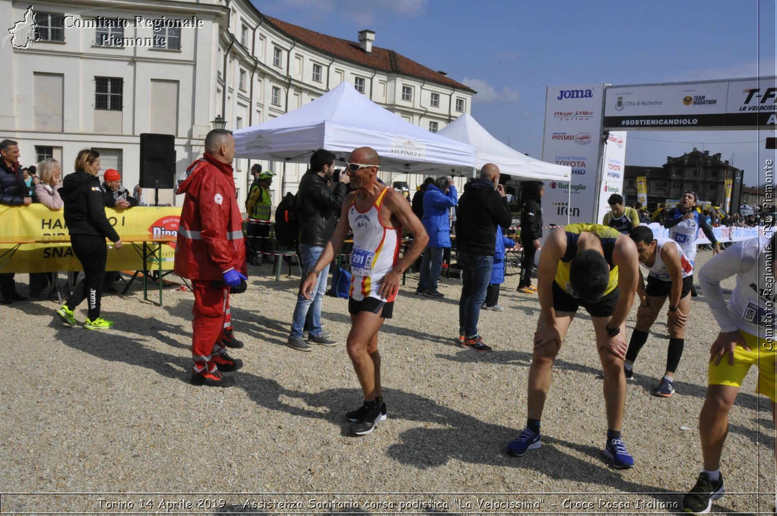 Torino 14 Aprile 2019 - Assistenza Sanitaria corsa podistica "La Velocissima" - Croce Rossa Italiana - Comitato Regionale del Piemonte