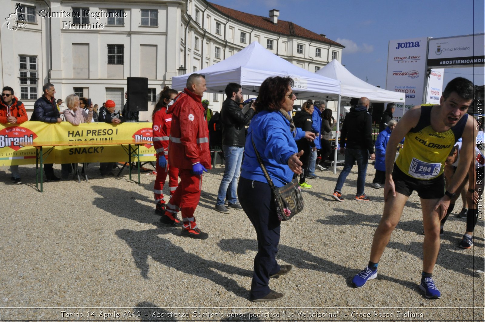 Torino 14 Aprile 2019 - Assistenza Sanitaria corsa podistica "La Velocissima" - Croce Rossa Italiana - Comitato Regionale del Piemonte