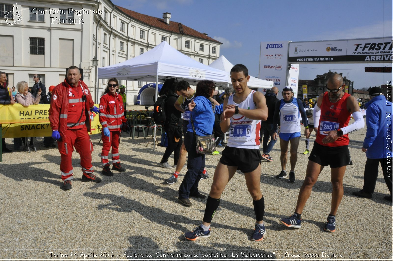 Torino 14 Aprile 2019 - Assistenza Sanitaria corsa podistica "La Velocissima" - Croce Rossa Italiana - Comitato Regionale del Piemonte