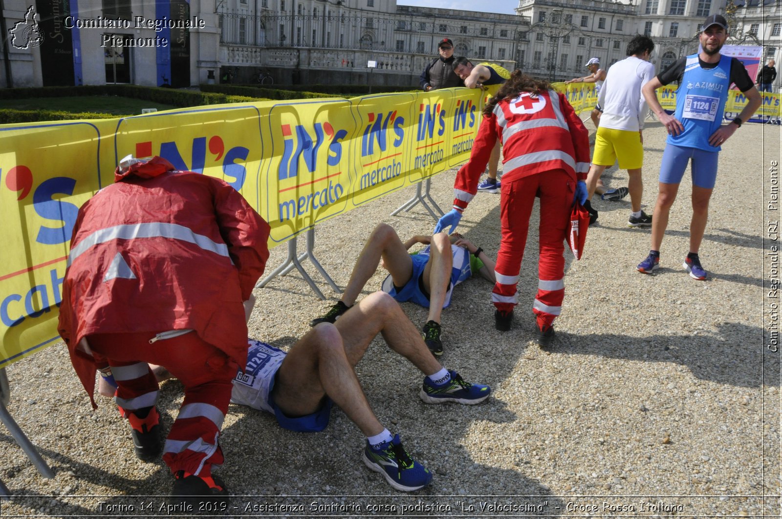 Torino 14 Aprile 2019 - Assistenza Sanitaria corsa podistica "La Velocissima" - Croce Rossa Italiana - Comitato Regionale del Piemonte