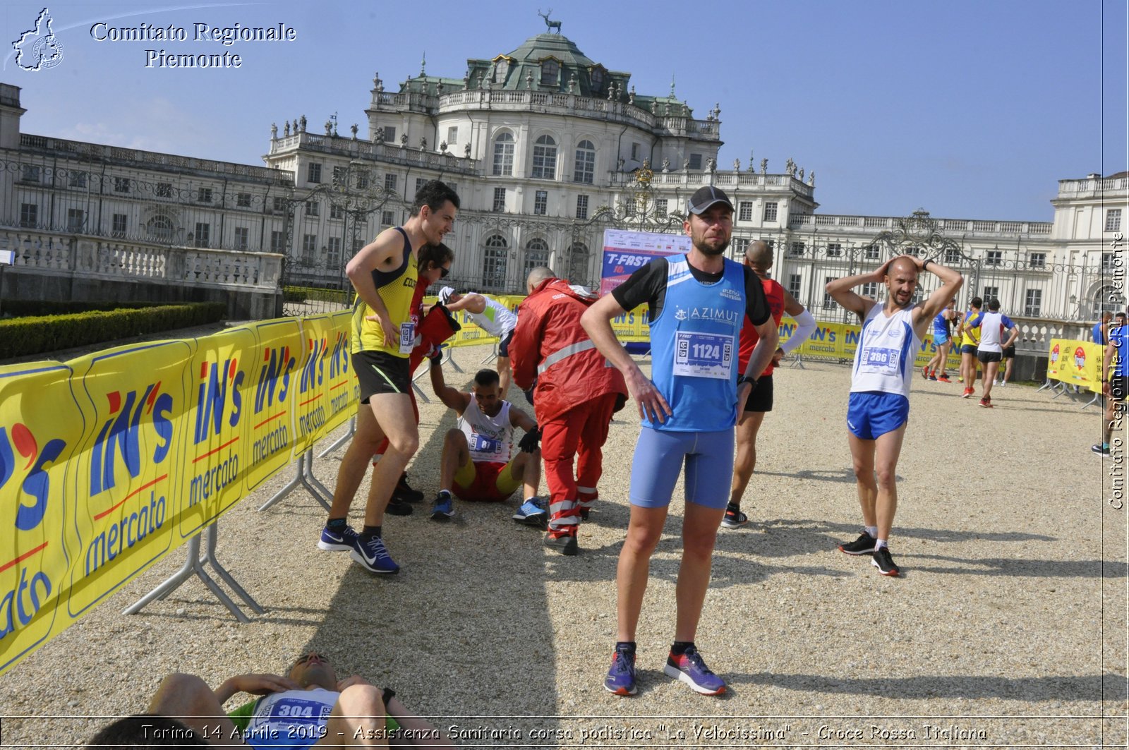 Torino 14 Aprile 2019 - Assistenza Sanitaria corsa podistica "La Velocissima" - Croce Rossa Italiana - Comitato Regionale del Piemonte