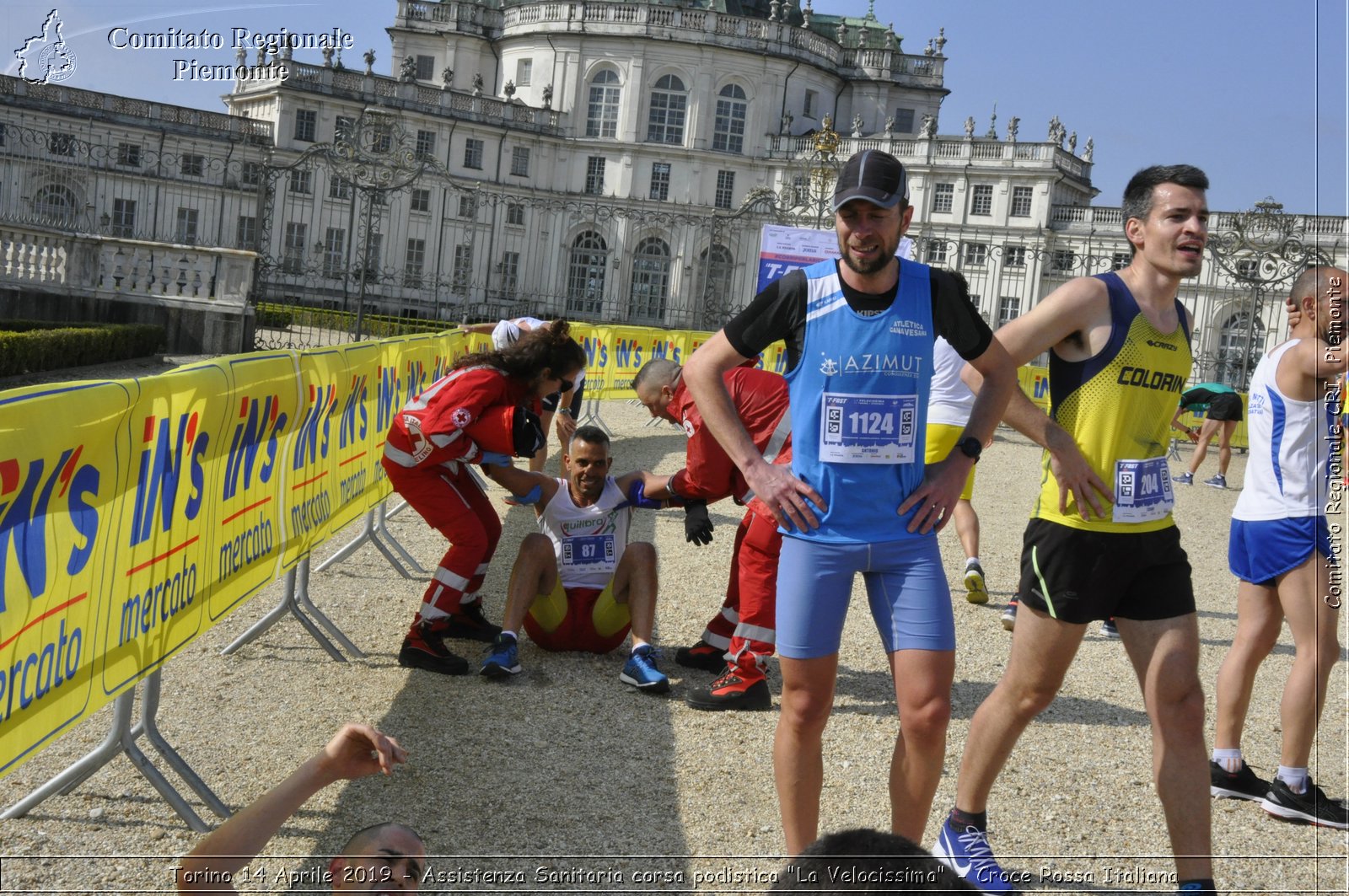 Torino 14 Aprile 2019 - Assistenza Sanitaria corsa podistica "La Velocissima" - Croce Rossa Italiana - Comitato Regionale del Piemonte