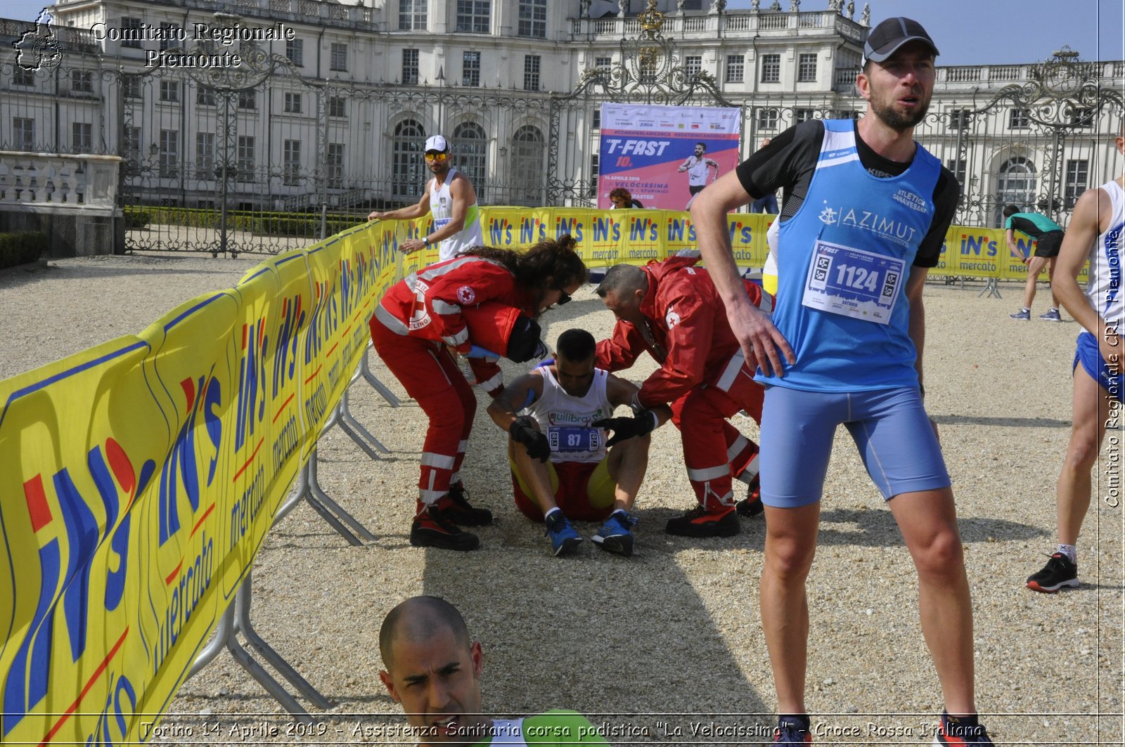 Torino 14 Aprile 2019 - Assistenza Sanitaria corsa podistica "La Velocissima" - Croce Rossa Italiana - Comitato Regionale del Piemonte