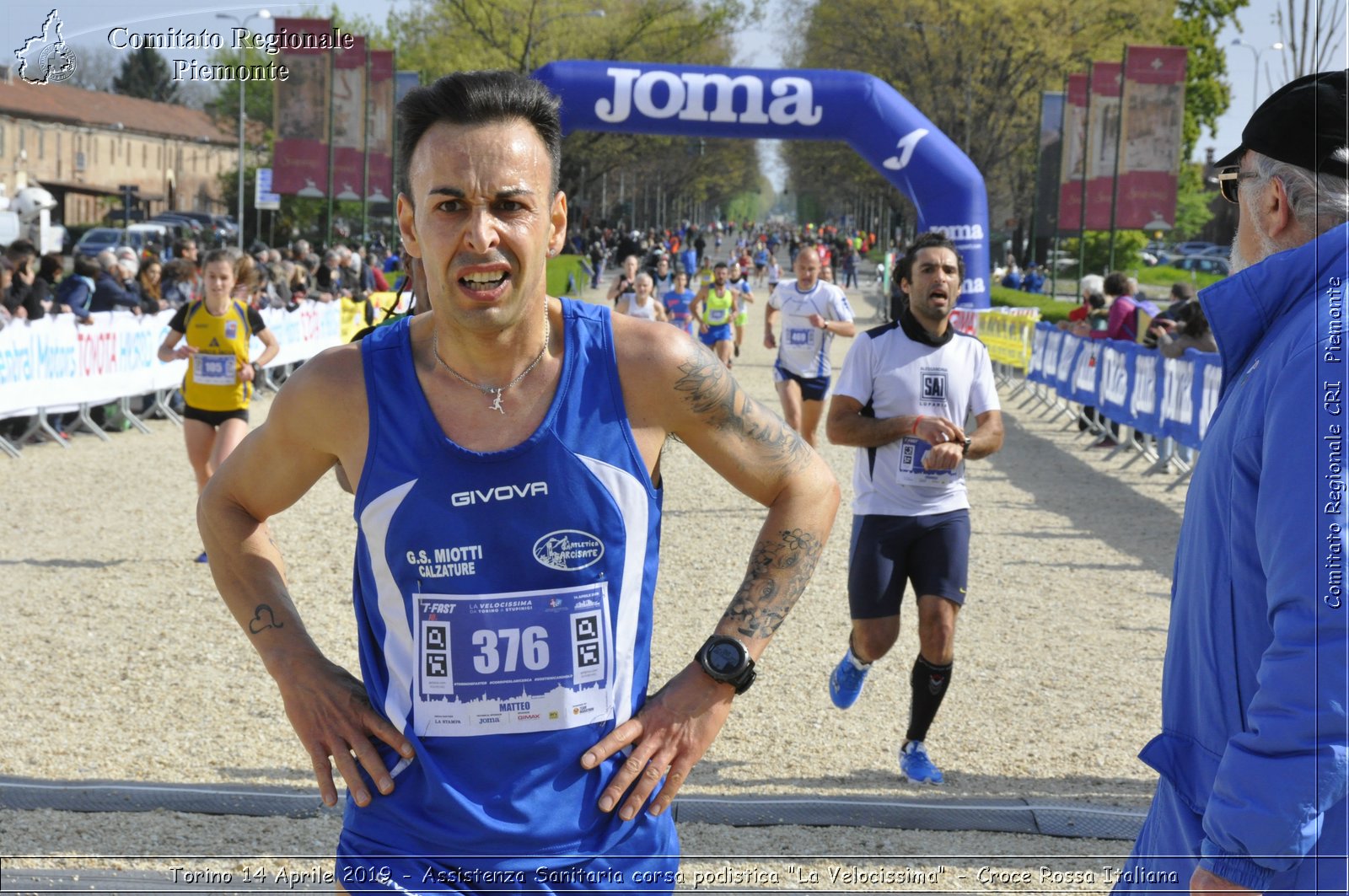 Torino 14 Aprile 2019 - Assistenza Sanitaria corsa podistica "La Velocissima" - Croce Rossa Italiana - Comitato Regionale del Piemonte