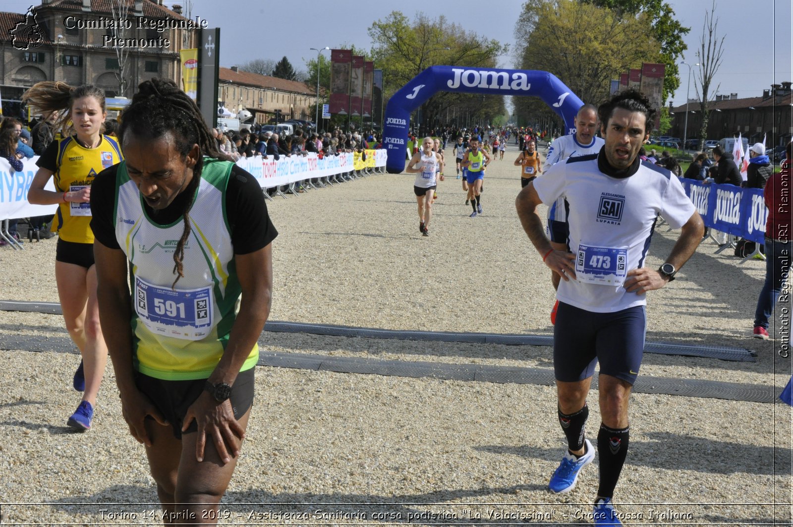 Torino 14 Aprile 2019 - Assistenza Sanitaria corsa podistica "La Velocissima" - Croce Rossa Italiana - Comitato Regionale del Piemonte