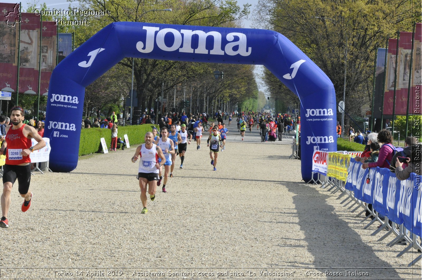 Torino 14 Aprile 2019 - Assistenza Sanitaria corsa podistica "La Velocissima" - Croce Rossa Italiana - Comitato Regionale del Piemonte