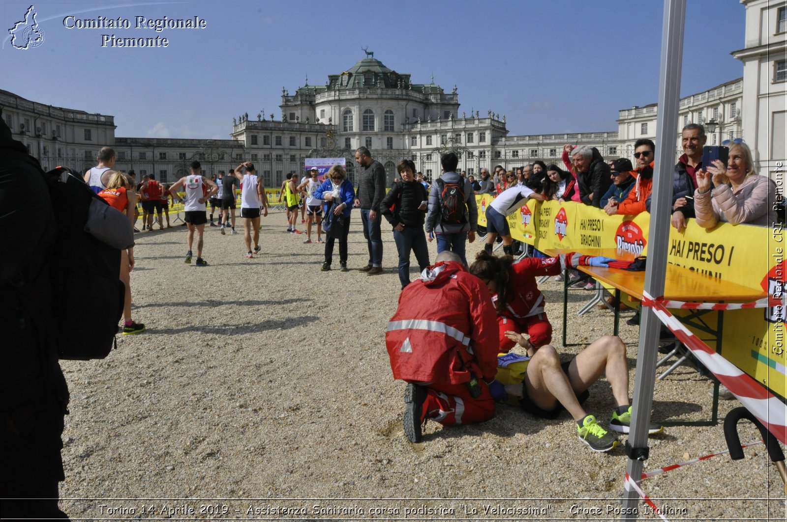 Torino 14 Aprile 2019 - Assistenza Sanitaria corsa podistica "La Velocissima" - Croce Rossa Italiana - Comitato Regionale del Piemonte