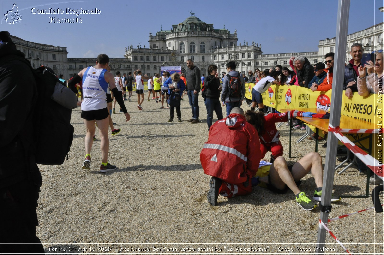 Torino 14 Aprile 2019 - Assistenza Sanitaria corsa podistica "La Velocissima" - Croce Rossa Italiana - Comitato Regionale del Piemonte