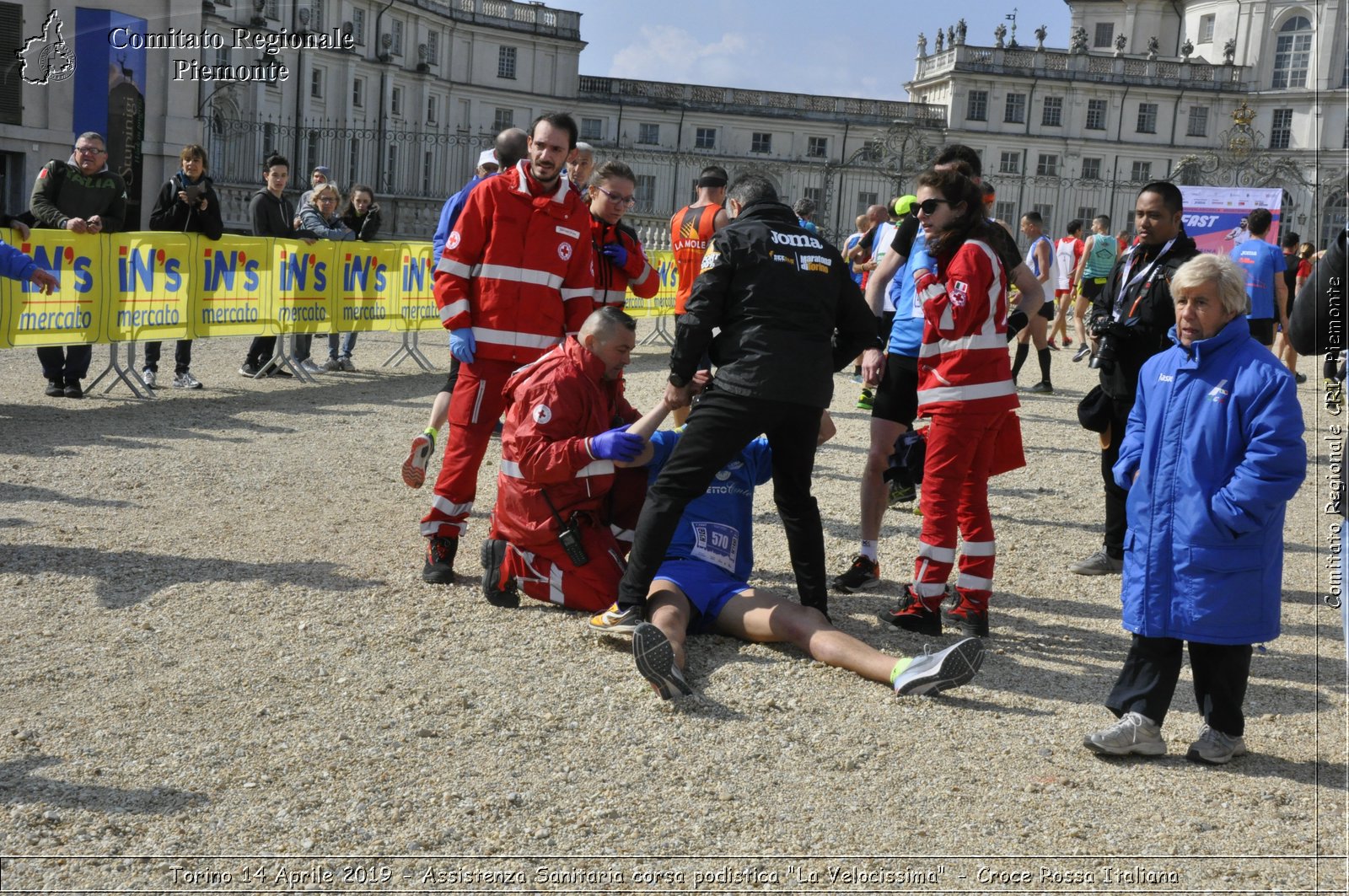 Torino 14 Aprile 2019 - Assistenza Sanitaria corsa podistica "La Velocissima" - Croce Rossa Italiana - Comitato Regionale del Piemonte