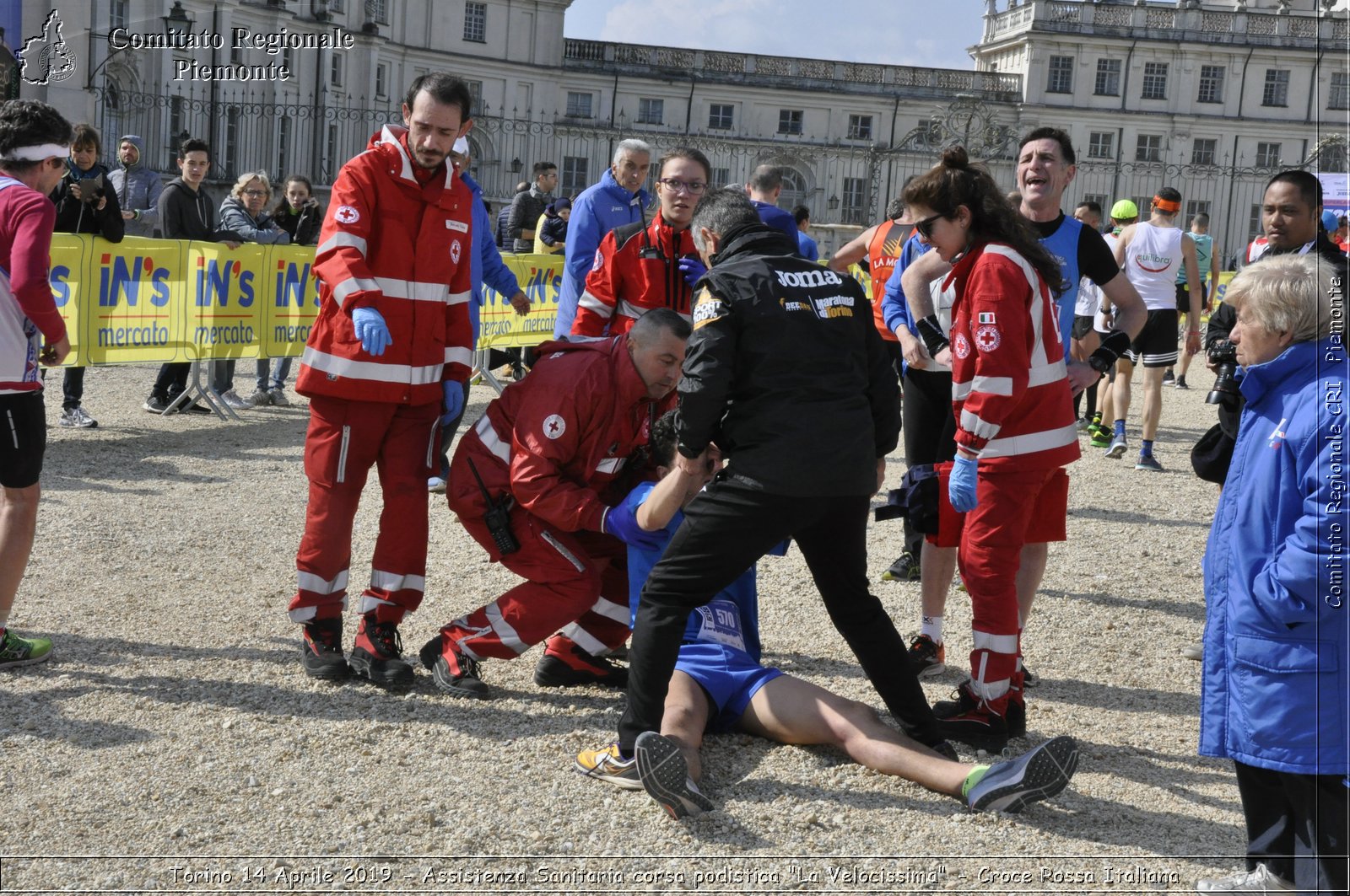 Torino 14 Aprile 2019 - Assistenza Sanitaria corsa podistica "La Velocissima" - Croce Rossa Italiana - Comitato Regionale del Piemonte