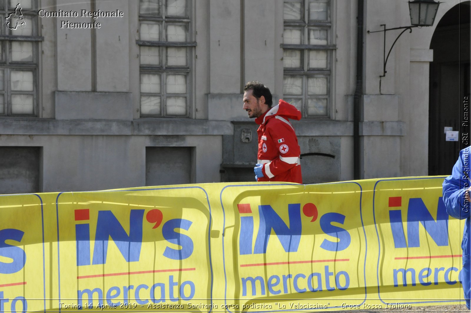 Torino 14 Aprile 2019 - Assistenza Sanitaria corsa podistica "La Velocissima" - Croce Rossa Italiana - Comitato Regionale del Piemonte