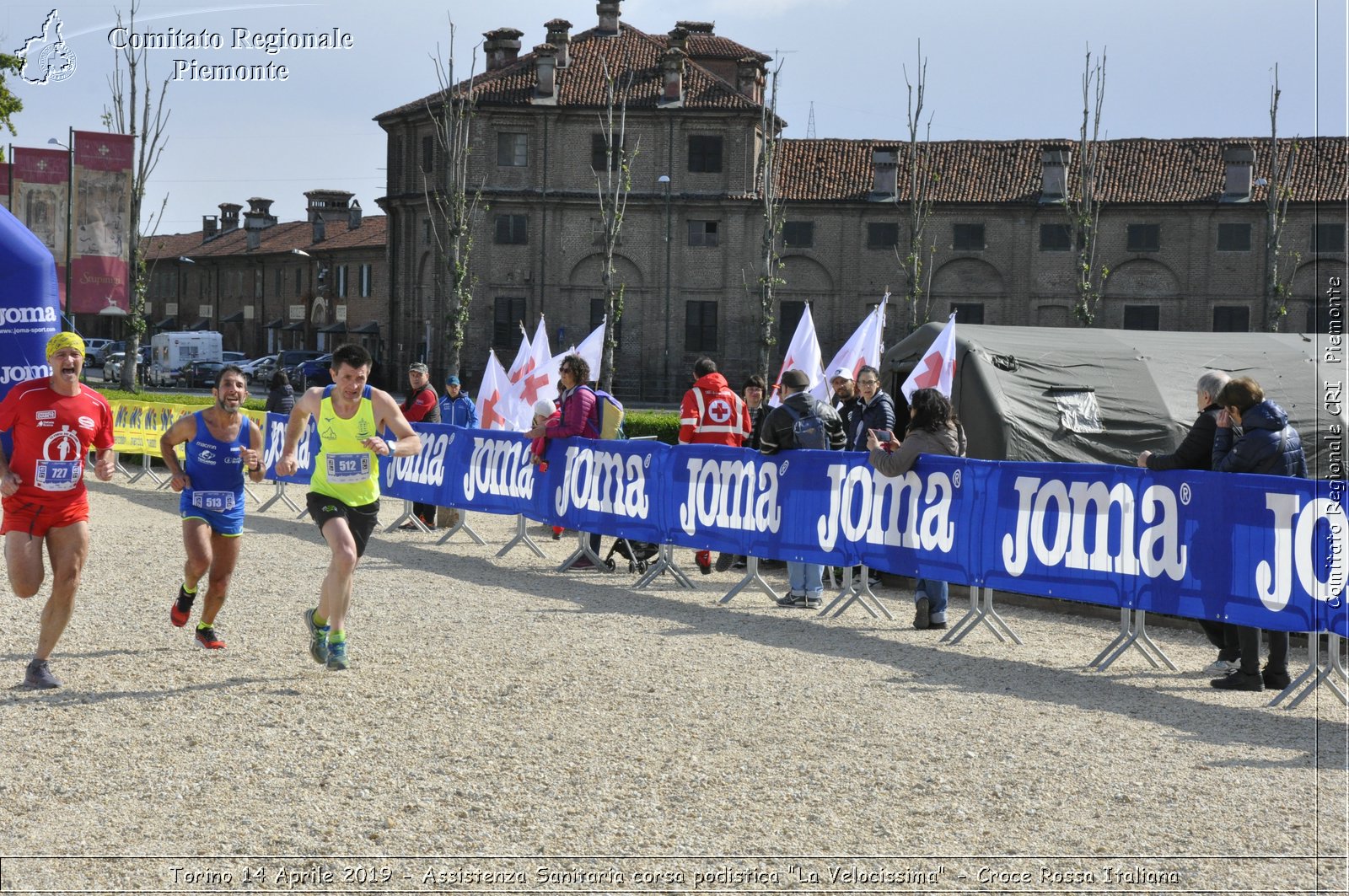 Torino 14 Aprile 2019 - Assistenza Sanitaria corsa podistica "La Velocissima" - Croce Rossa Italiana - Comitato Regionale del Piemonte