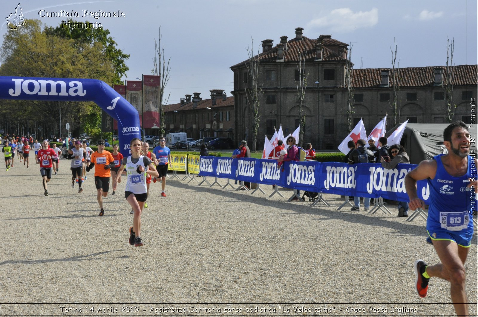 Torino 14 Aprile 2019 - Assistenza Sanitaria corsa podistica "La Velocissima" - Croce Rossa Italiana - Comitato Regionale del Piemonte