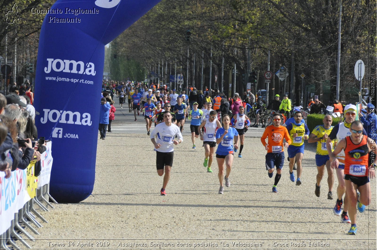 Torino 14 Aprile 2019 - Assistenza Sanitaria corsa podistica "La Velocissima" - Croce Rossa Italiana - Comitato Regionale del Piemonte