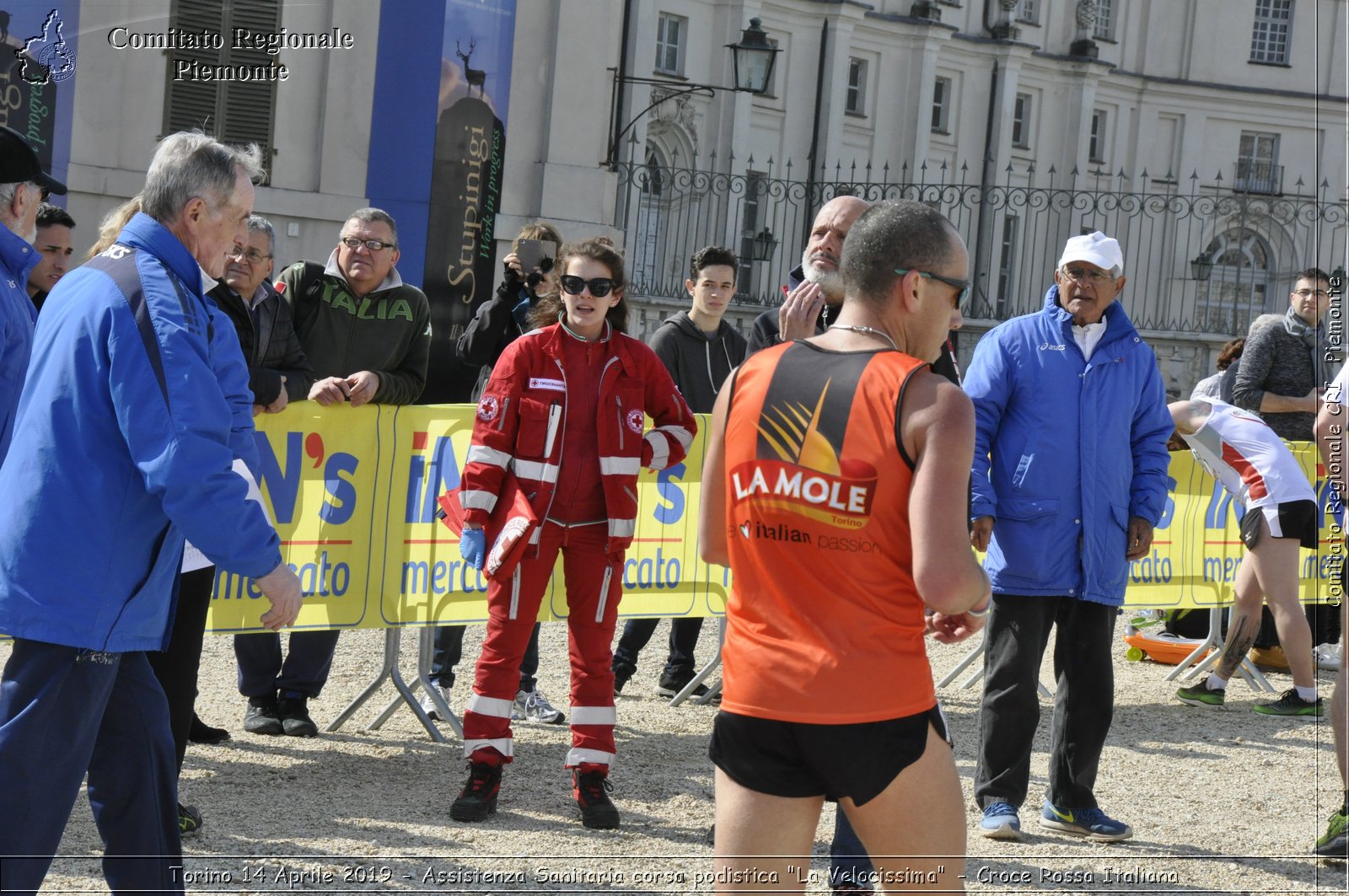 Torino 14 Aprile 2019 - Assistenza Sanitaria corsa podistica "La Velocissima" - Croce Rossa Italiana - Comitato Regionale del Piemonte