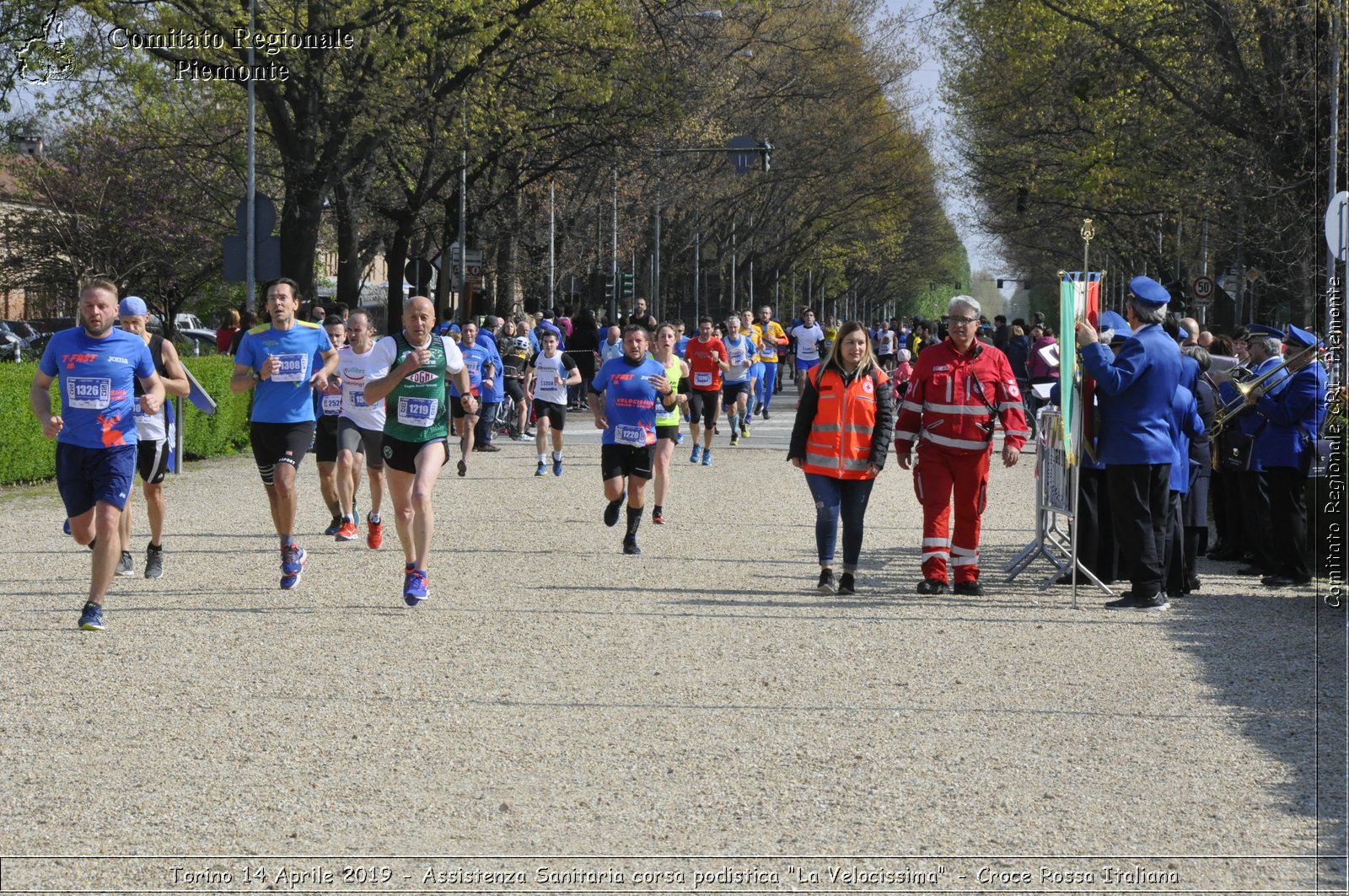 Torino 14 Aprile 2019 - Assistenza Sanitaria corsa podistica "La Velocissima" - Croce Rossa Italiana - Comitato Regionale del Piemonte