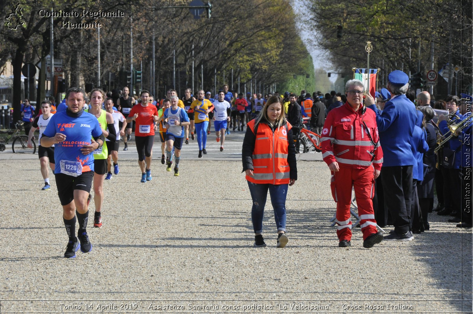 Torino 14 Aprile 2019 - Assistenza Sanitaria corsa podistica "La Velocissima" - Croce Rossa Italiana - Comitato Regionale del Piemonte