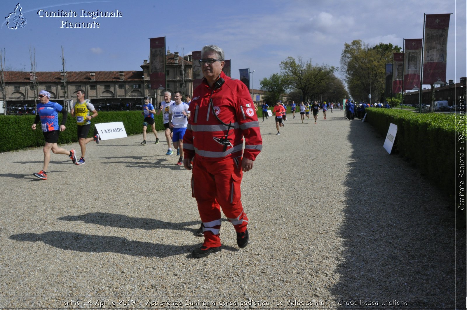 Torino 14 Aprile 2019 - Assistenza Sanitaria corsa podistica "La Velocissima" - Croce Rossa Italiana - Comitato Regionale del Piemonte