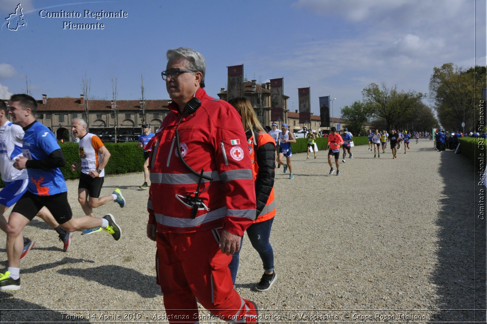 Torino 14 Aprile 2019 - Assistenza Sanitaria corsa podistica "La Velocissima" - Croce Rossa Italiana - Comitato Regionale del Piemonte