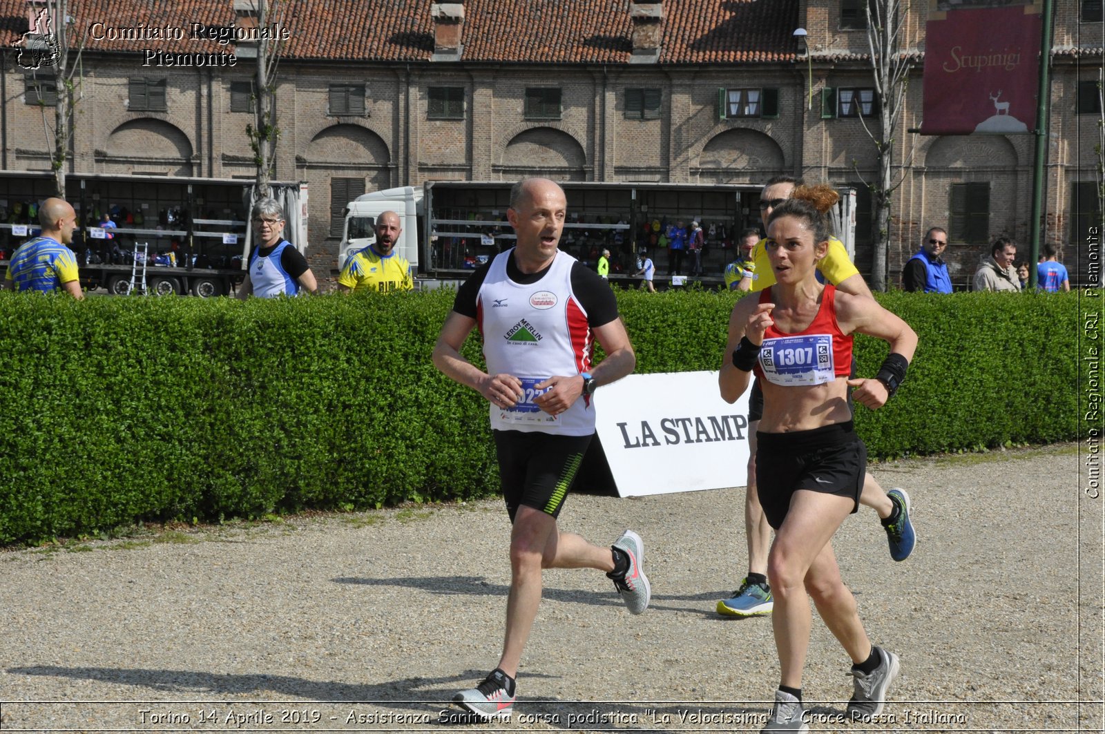 Torino 14 Aprile 2019 - Assistenza Sanitaria corsa podistica "La Velocissima" - Croce Rossa Italiana - Comitato Regionale del Piemonte