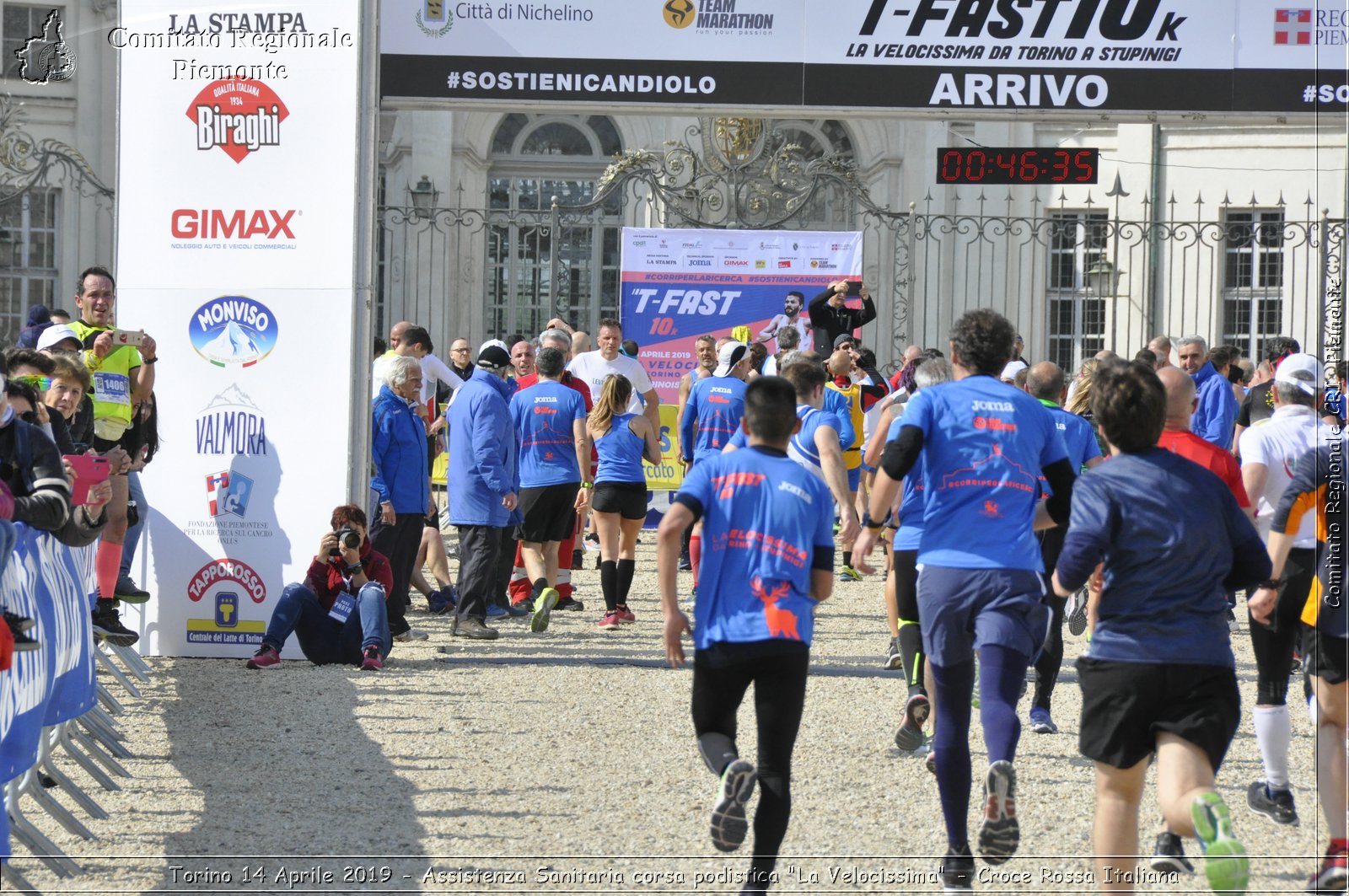 Torino 14 Aprile 2019 - Assistenza Sanitaria corsa podistica "La Velocissima" - Croce Rossa Italiana - Comitato Regionale del Piemonte