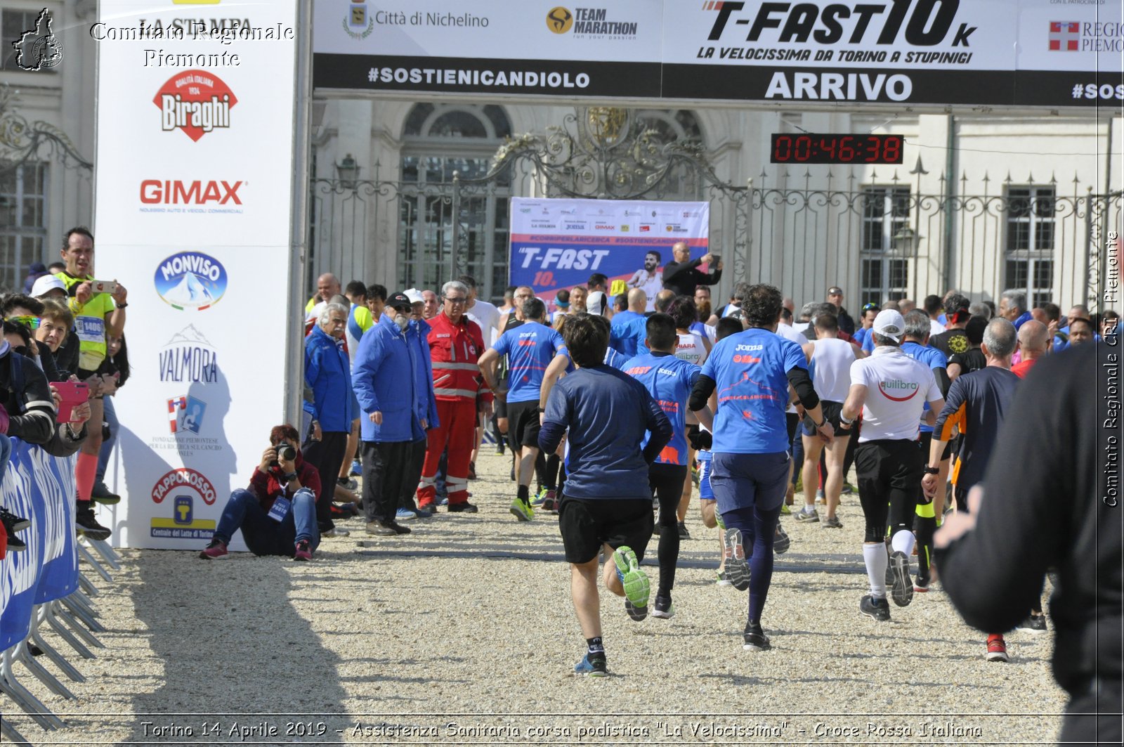 Torino 14 Aprile 2019 - Assistenza Sanitaria corsa podistica "La Velocissima" - Croce Rossa Italiana - Comitato Regionale del Piemonte